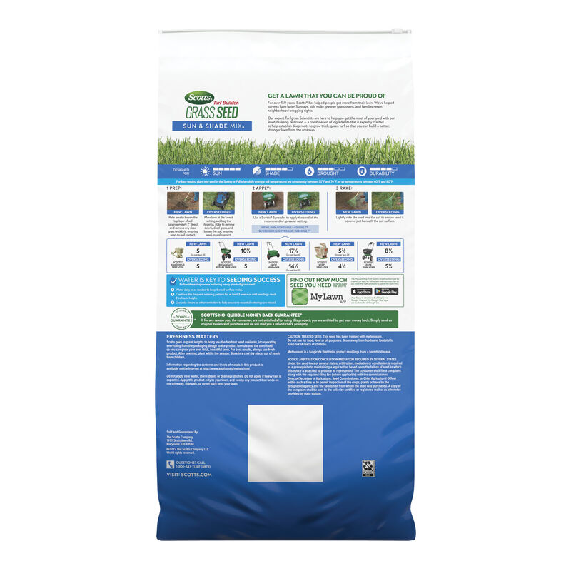 Scotts&reg; Turf Builder&reg; Grass Seed Sun & Shade Mix&reg; image number null